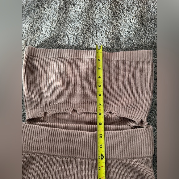 SER.O.YA x REVOLVE Tan Nude Strapless Sleeveless Cut Out Mini Dress Large NWT - Picture 13 of 16